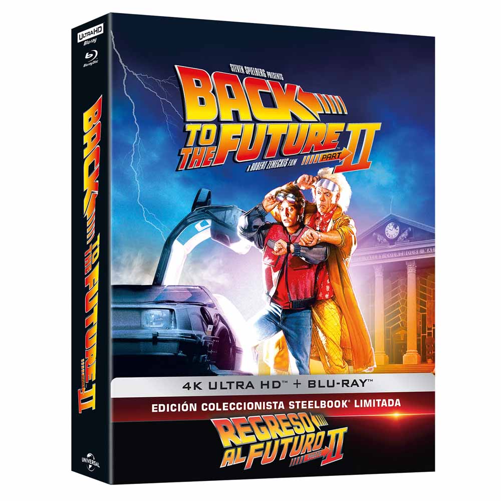 Regreso al Futuro II - Edición Coleccionista (Steelbook) 4K UHD + Blu-Ray