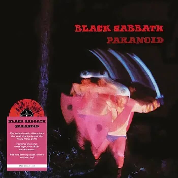 Black Sabbath – Paranoid - RSD 2024 (Splatter) LP Vinilo