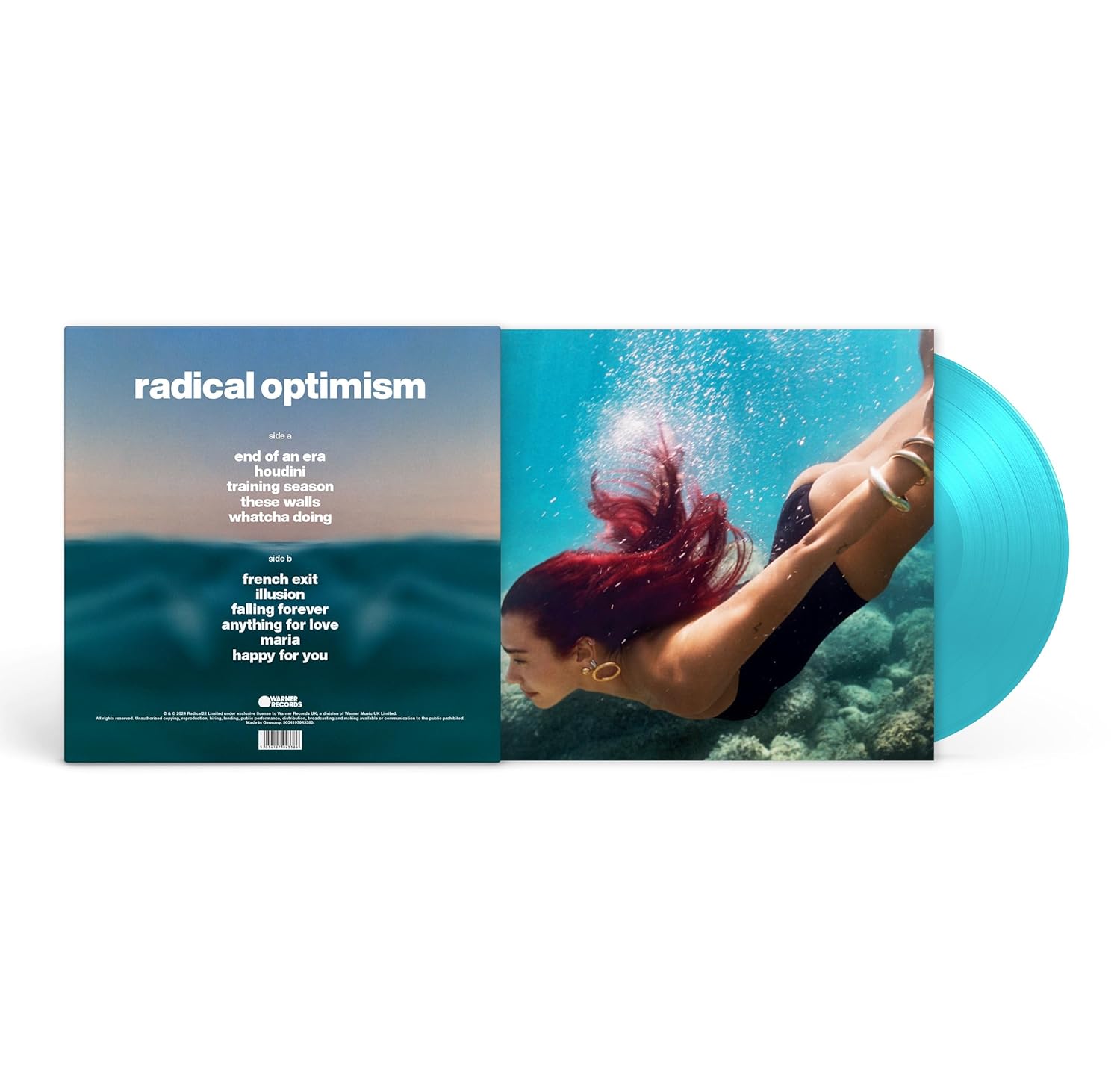 Dua Lipa – Radical Optimism (Color Curacao) - LP Vinyl