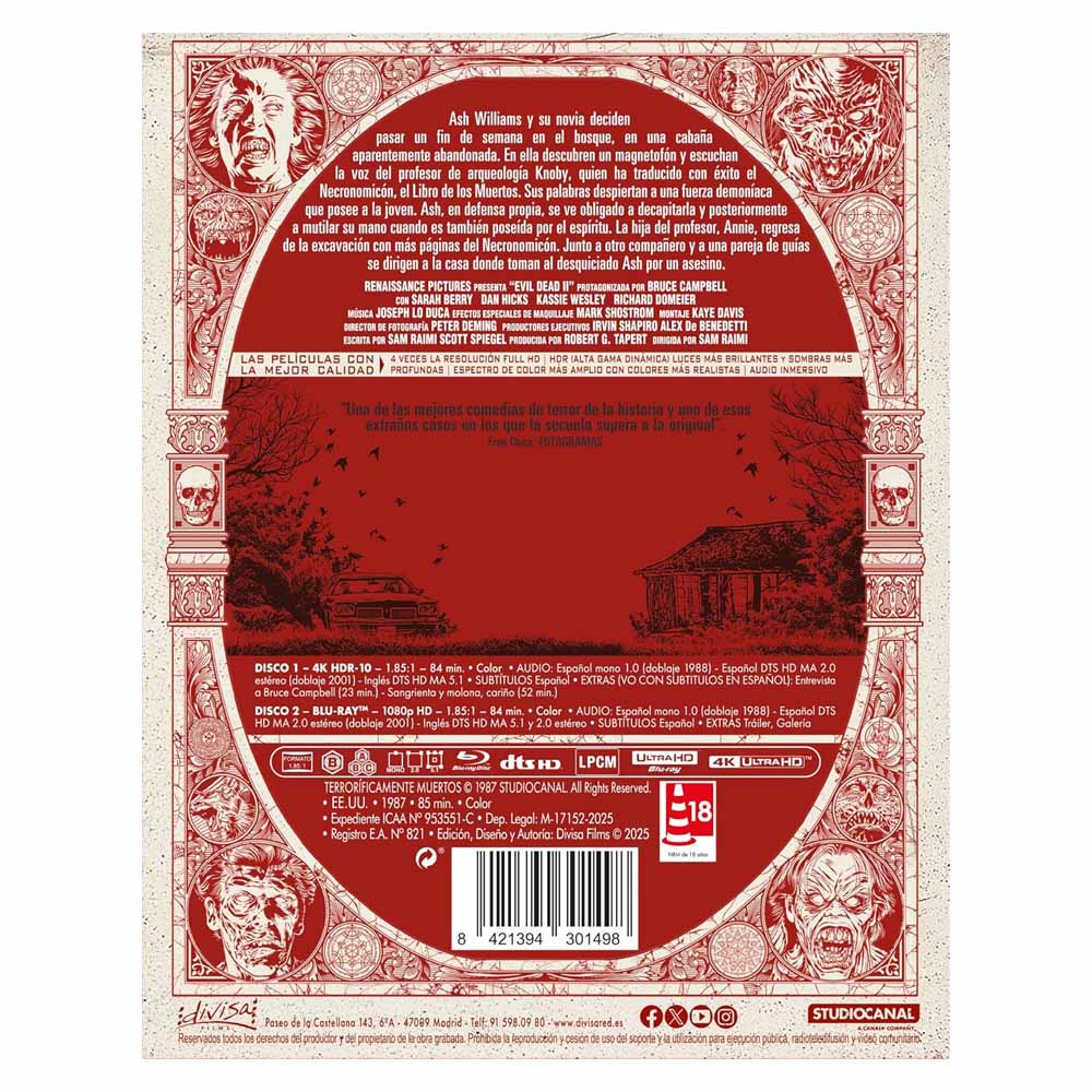 Terroríficamente Muertos - 4K UHD + Blu-Ray