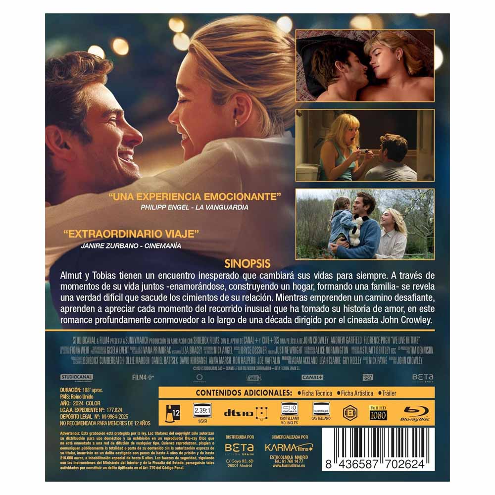 Vivir el momento Blu-Ray