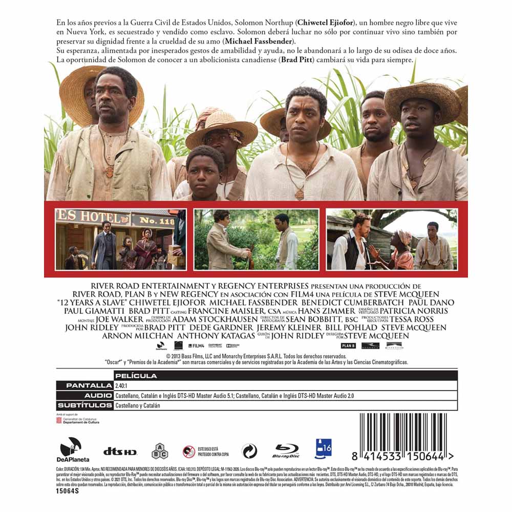 12 Años de Esclavitud Blu-Ray