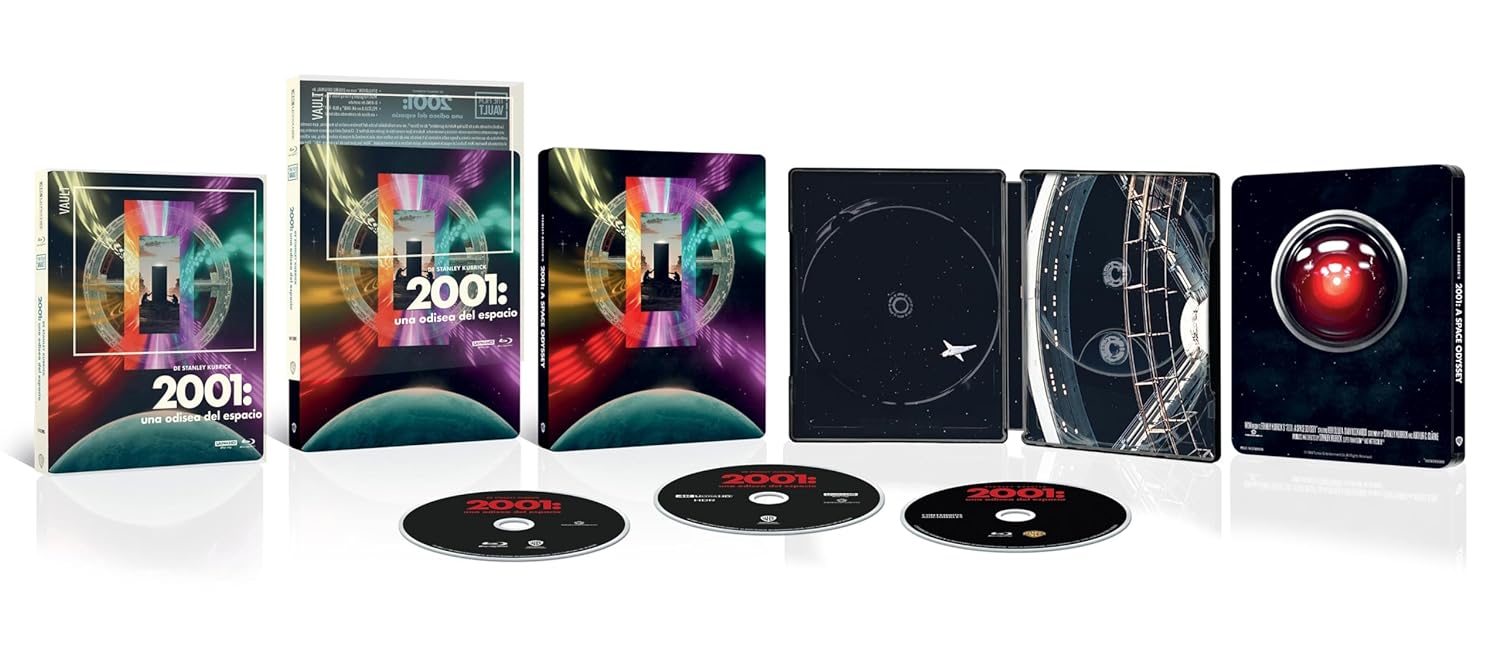 2001: Una Odisea del Espacio - The Film Vault (Edición Metálica) 4K UHD + Blu-Ray