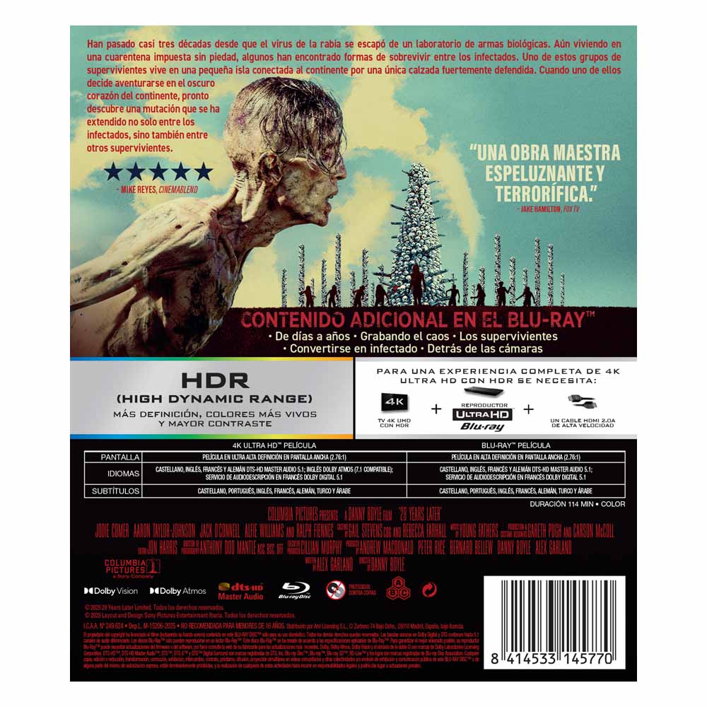 28 Años Después 4K UHD + Blu-Ray