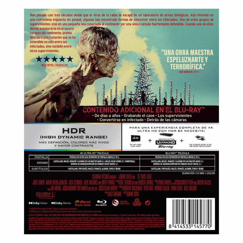 28 Años Después 4K UHD + Blu-Ray