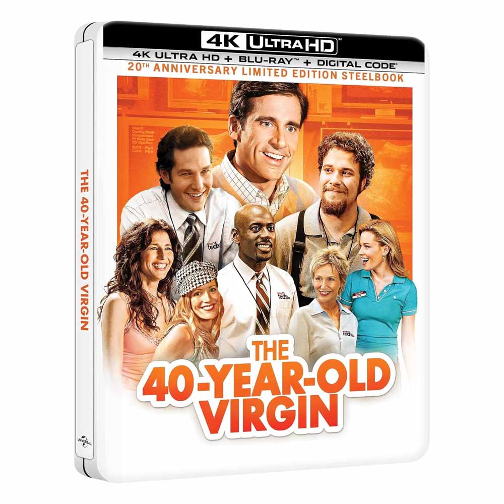 
  
  The 40-Year-Old Virgin (Steelbook) 4K UHD + Blu-Ray (US Import)
  
