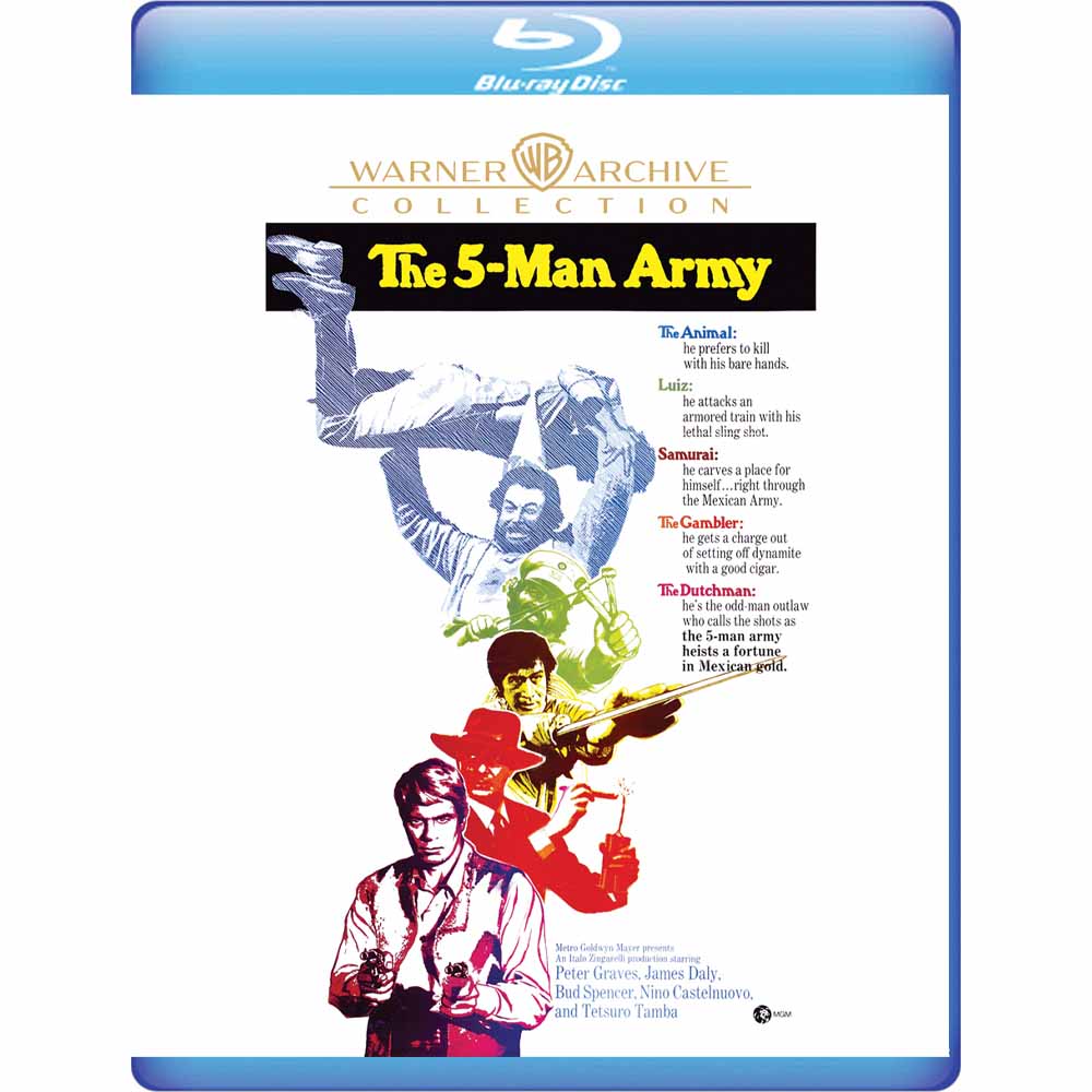 The Five Man Army Blu-Ray (US Import) Warner Archive