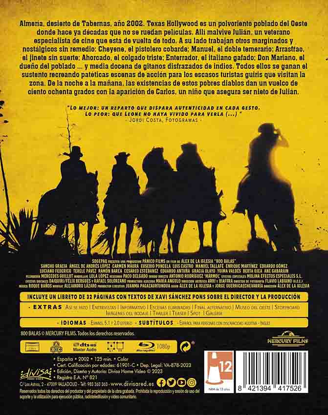 800 Balas - Edición Especial Blu-Ray