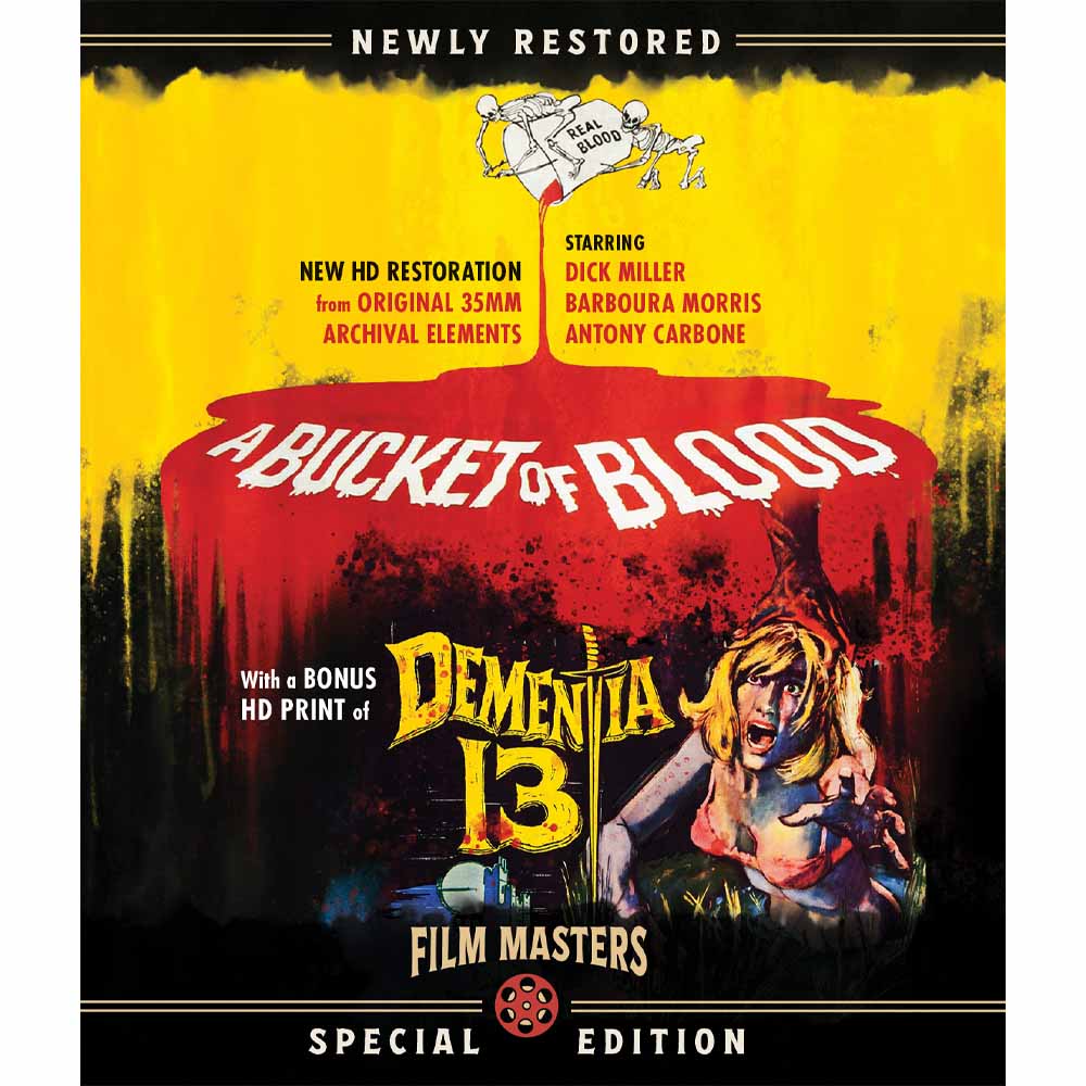 A Bucket of Blood (1959) / Dementia 13 (1963) Blu-Ray (US Import) Film Masters