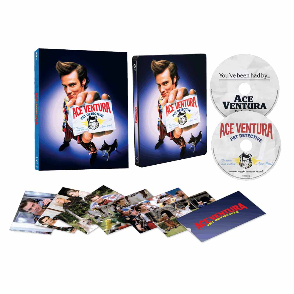 
  
  Ace Ventura: Pet Detective (Limited Edition + Steelbook) 4K UHD + Blu-Ray Box Set (Australia Import)
  
