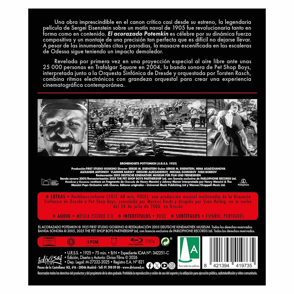 El Acorazado Potemkin Blu-Ray