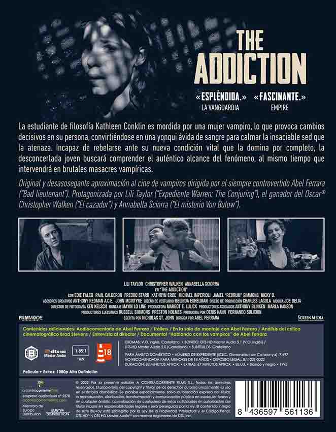 The Addiction Blu-Ray