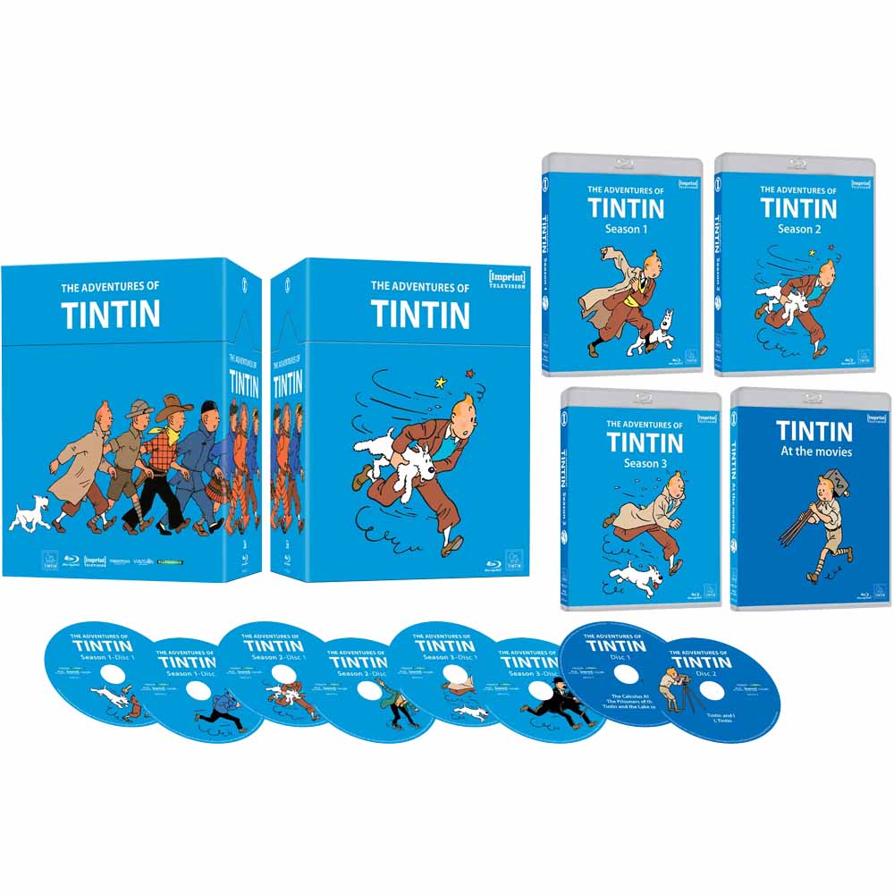 The Adventures of Tintin: The Complete Collection (Limited Edition Hardbox) Blu-Ray (Australia Import) Imprint