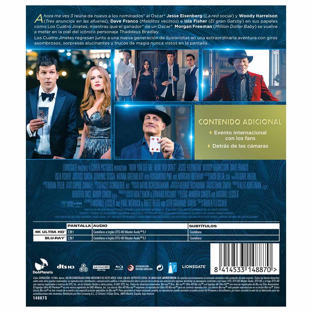 Ahora me ves 3 4K UHD + Blu-Ray