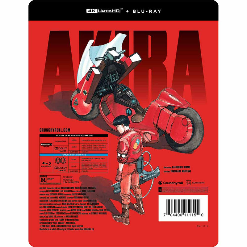 Akira (Steelbook) 4K UHD + Blu-Ray (US Import)