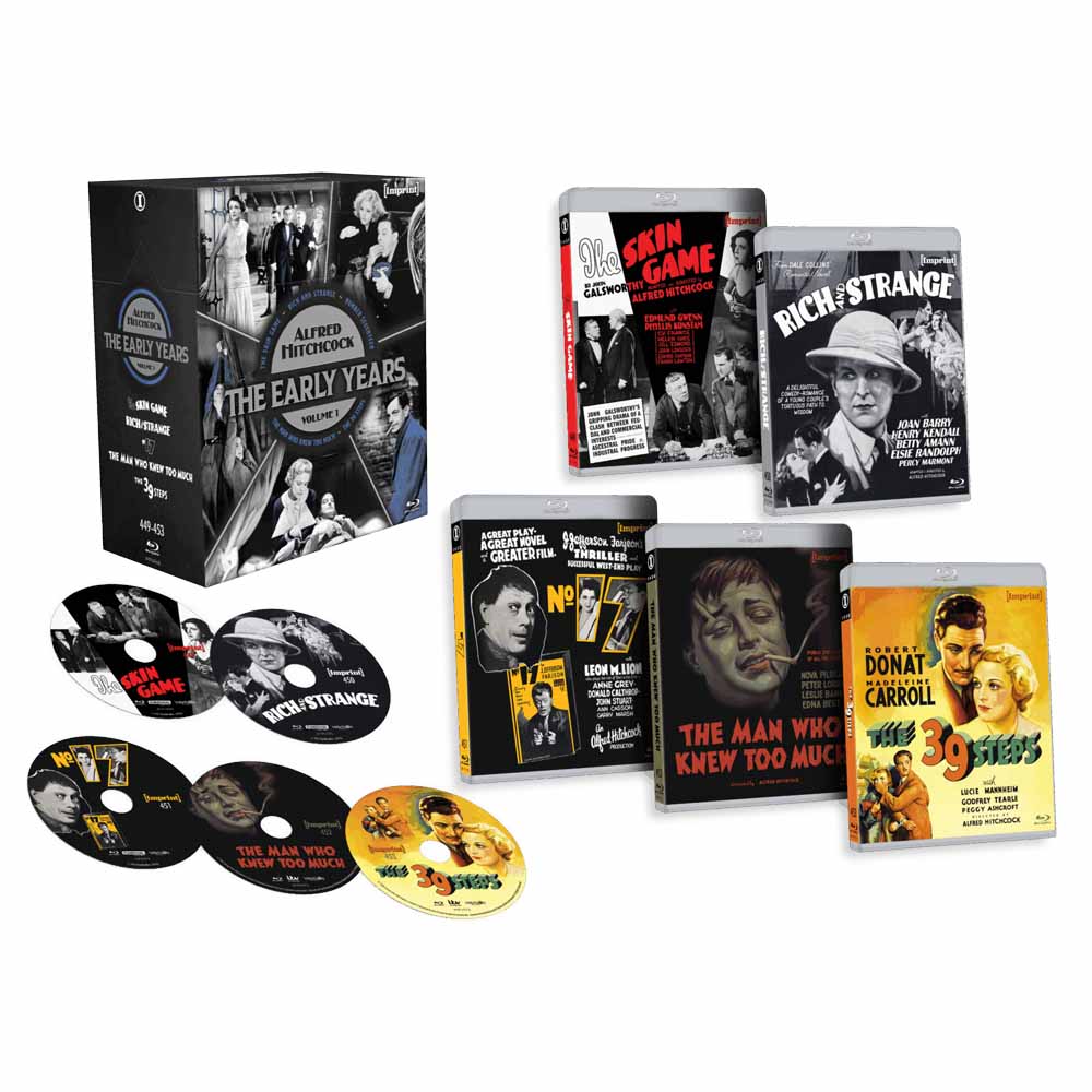 
  
  Alfred Hitchcock: The Early Years Volume 1 (Limited Edition) Blu-Ray Box Set (Australia Import)
  
