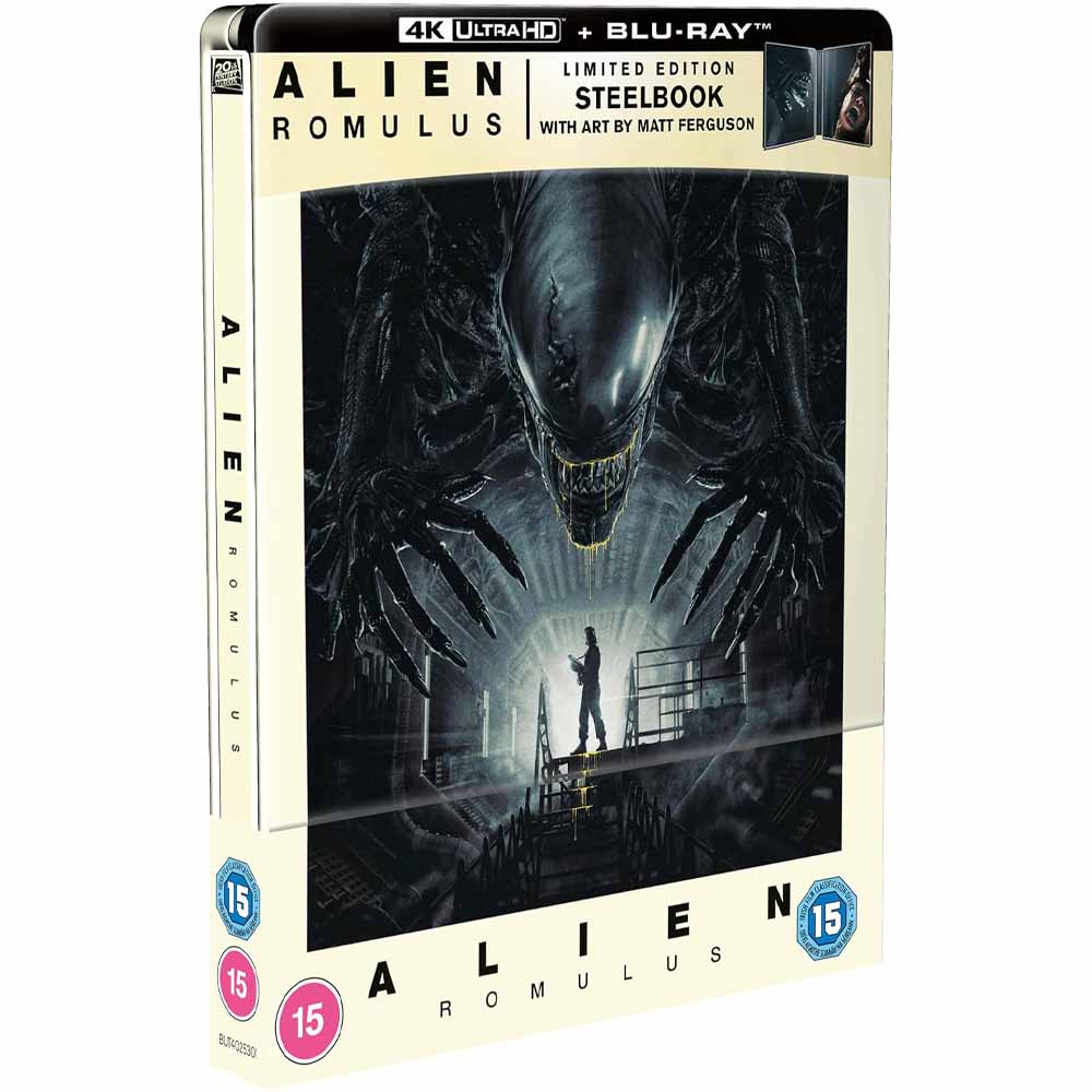 
  
  Alien Romulus (Steelbook) 4K UHD + Blu-Ray (UK Import)
  
