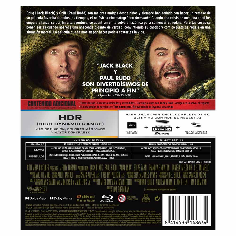 Anaconda 4K UHD + Blu-Ray
