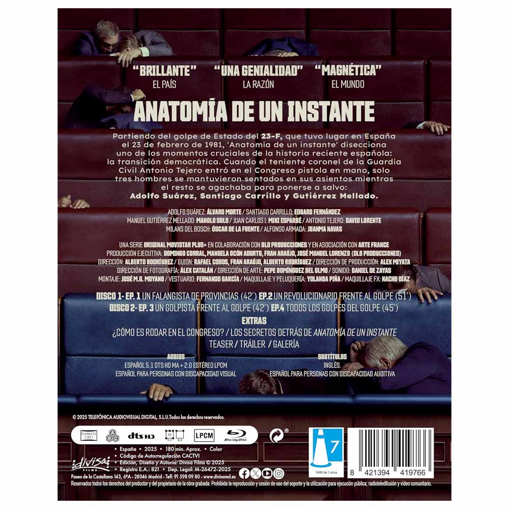 Anatomía de un Instante Blu-Ray