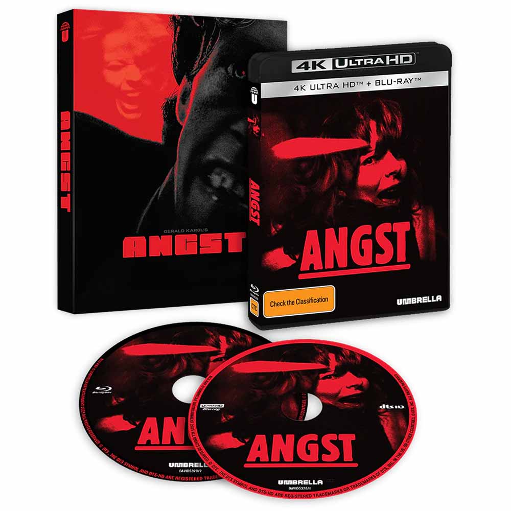 Angst (+ Slipcover) 4K UHD + Blu-Ray (Australia Import) Umbrella