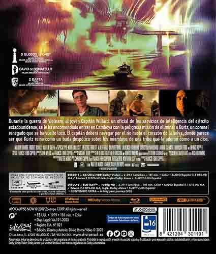 Apocalypse Now (Final Cut) 4K UHD + Blu-Ray