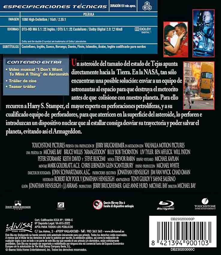 Armageddon Blu-Ray
