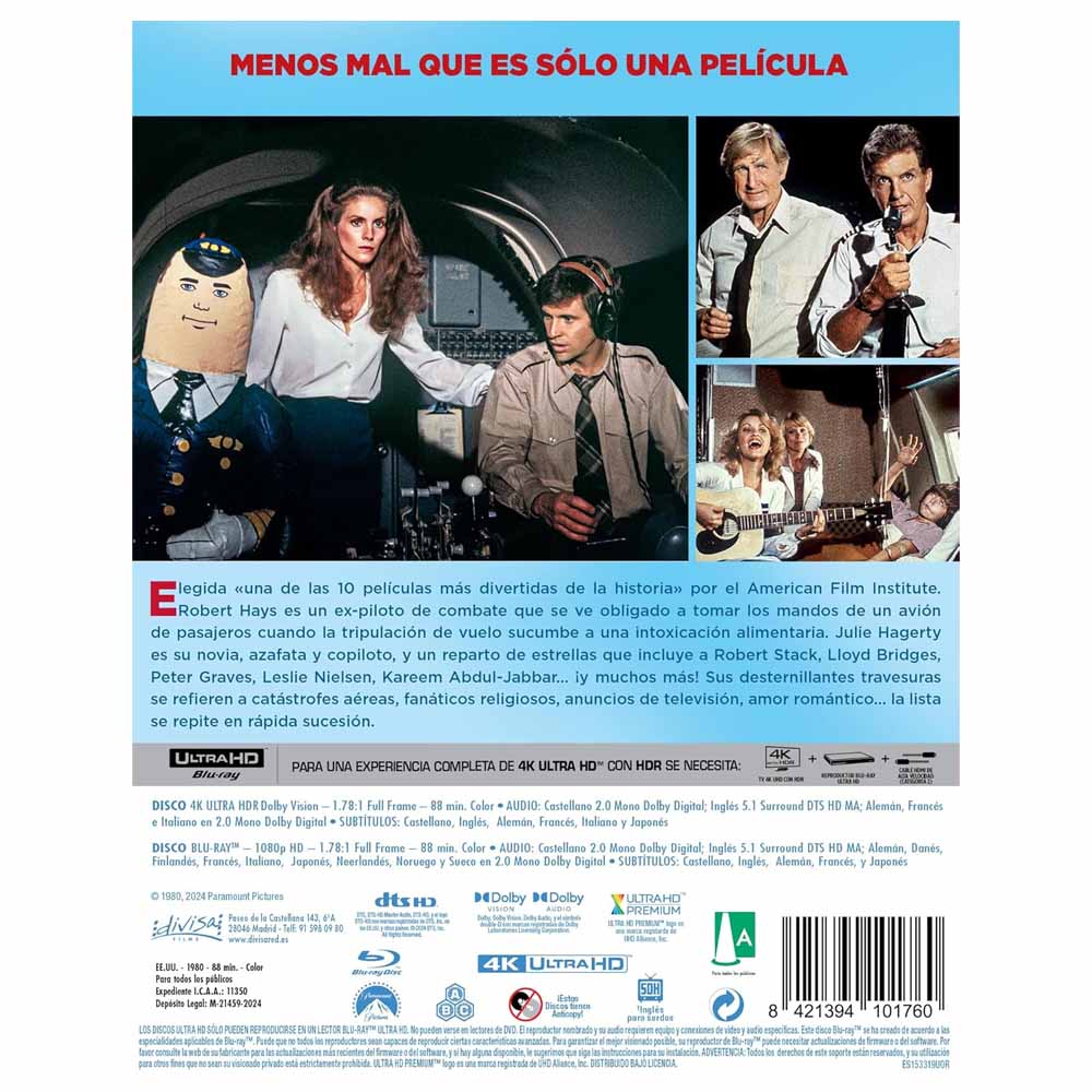 Aterriza como puedas 4K UHD + Blu-Ray