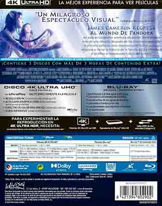 Avatar: El Sentido del Agua - Edición Metálica 4K UHD + Blu-Ray