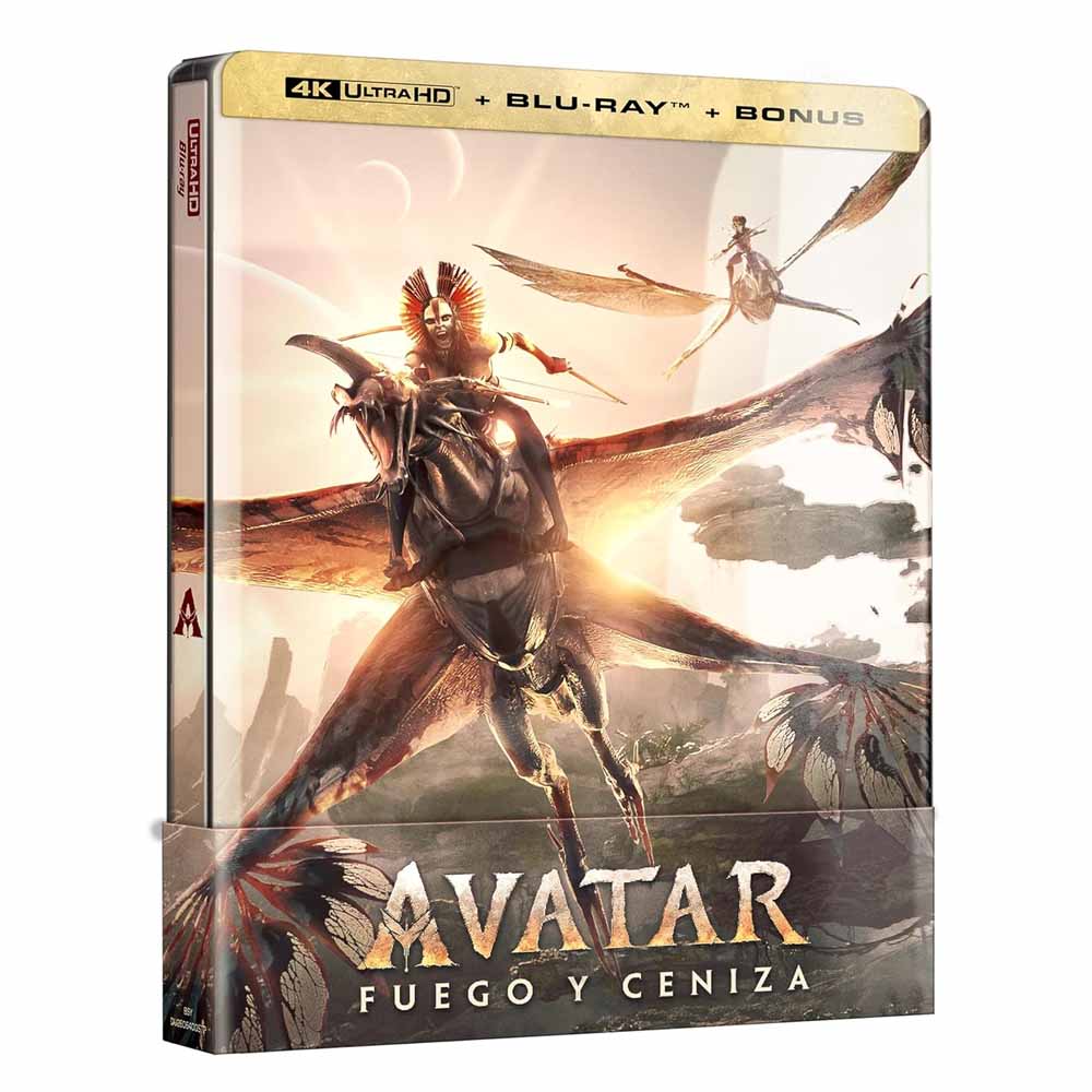 
  
  Avatar: Fuego y Ceniza - Edición Metálica 4K UHD + Blu-Ray
  
