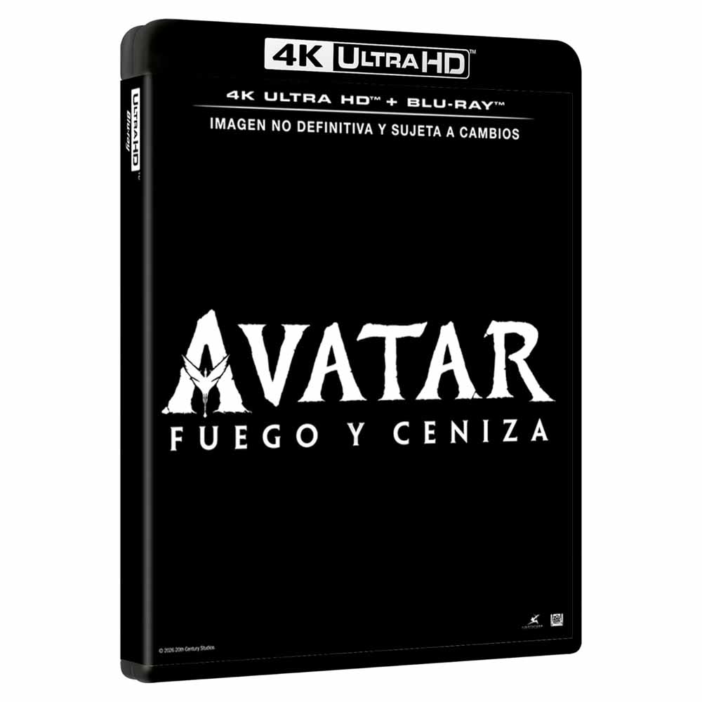 
  
  Avatar: Fuego y Ceniza 4K UHD + Blu-Ray
  
