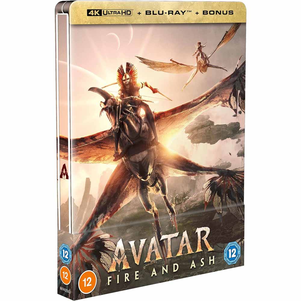 
  
  Avatar: Fire And Ash (Steelbook) 4K UHD + Blu-Ray (UK Import)
  
