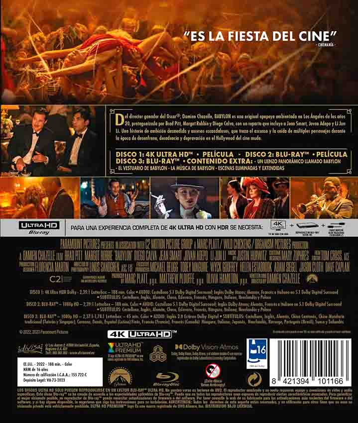 Babylon 4K UHD + Blu-Ray