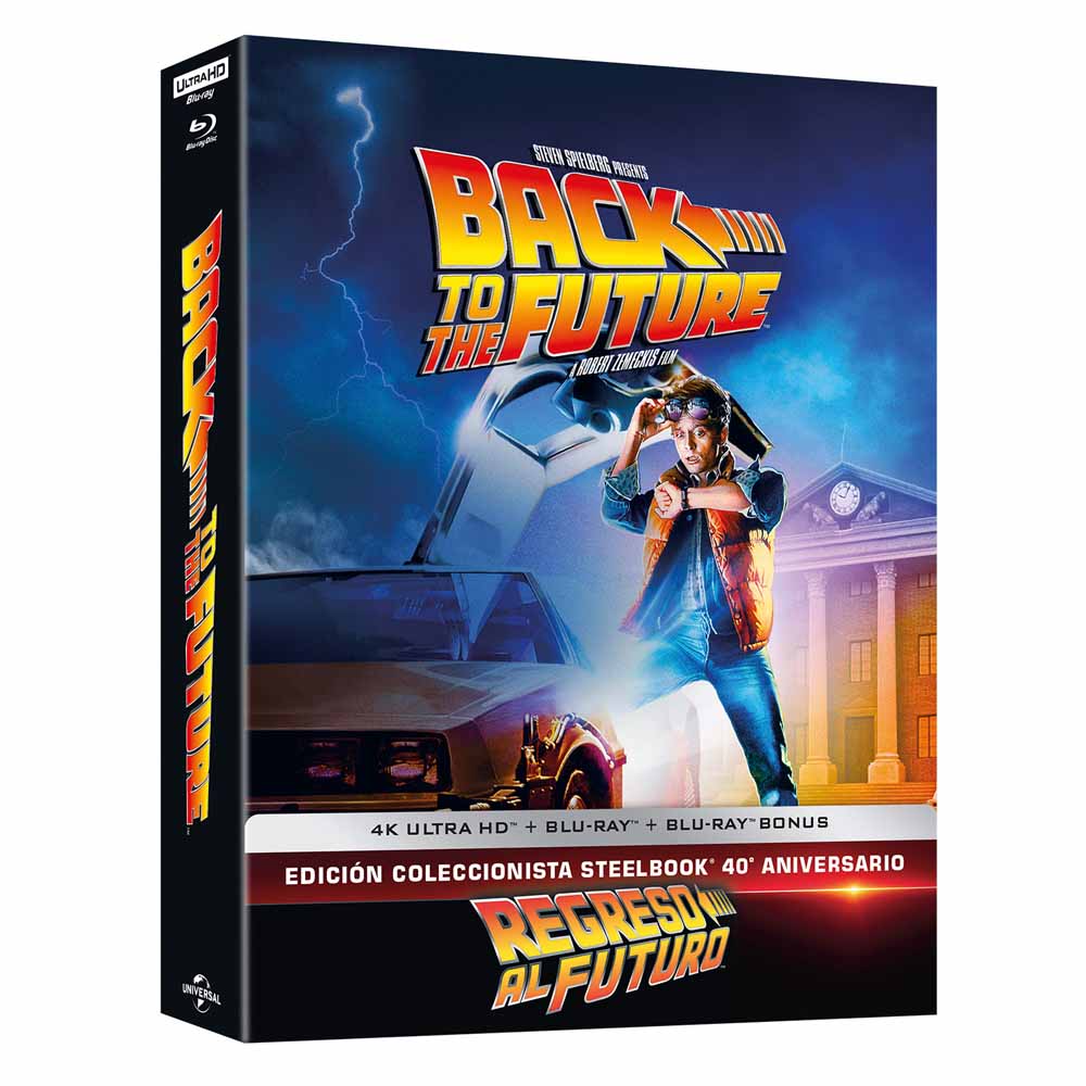 Regreso al Futuro - Edición Coleccionista (Steelbook) 4K UHD + Blu-Ray