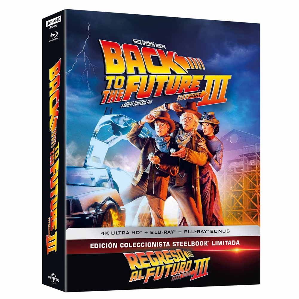 
  
  Back to the Future III - Collector's Edition (Steelbook) 4K UHD + Blu-Ray
  
