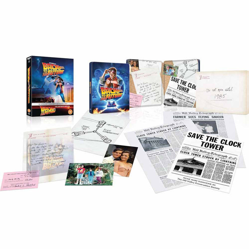 Back to the Future (Limited Collector's Edition + Steelbook) 4K UHD + Blu-Ray (UK Import)