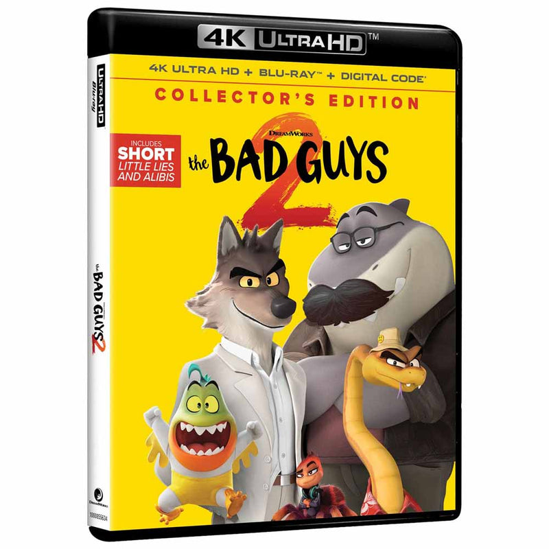 The Bad Guys 2 (+Slipcover)  4K UHD + Blu-Ray (US Import)