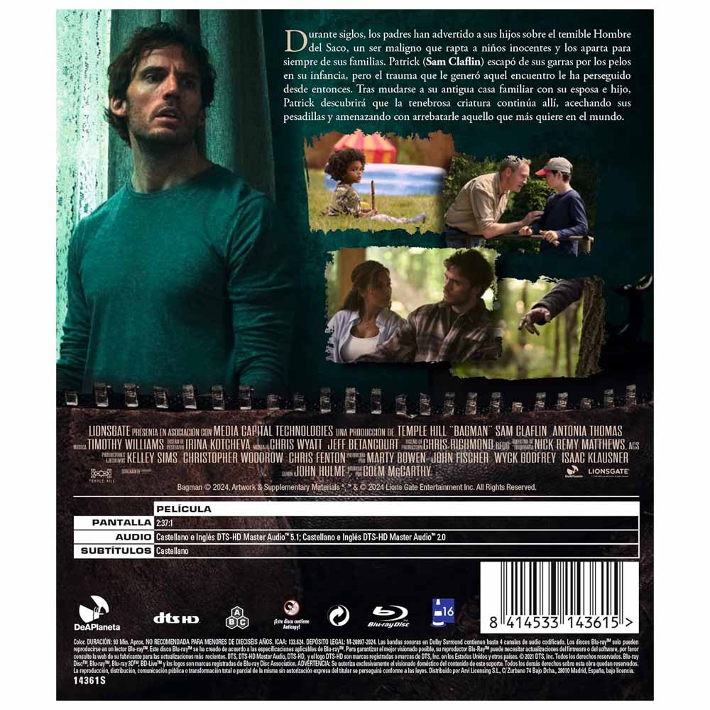 El Hombre de Saco Blu-Ray
