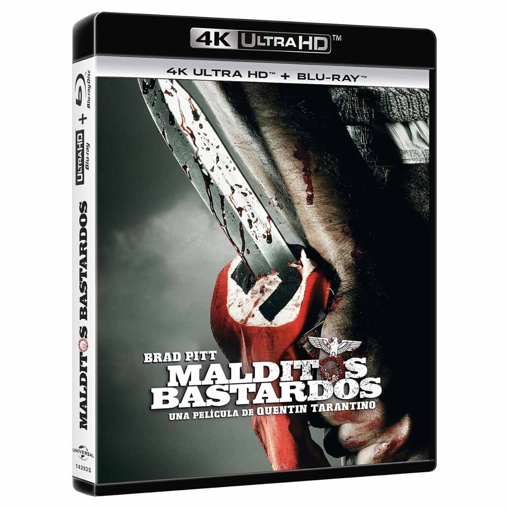 
  
  Malditos Bastardos 4K UHD + Blu-Ray
  
