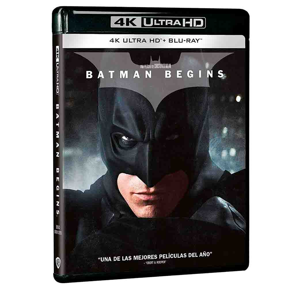 
  
  Batman Begins 4K UHD + Blu-Ray
  
