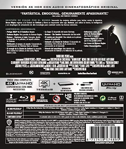 Batman Begins 4K UHD + Blu-Ray