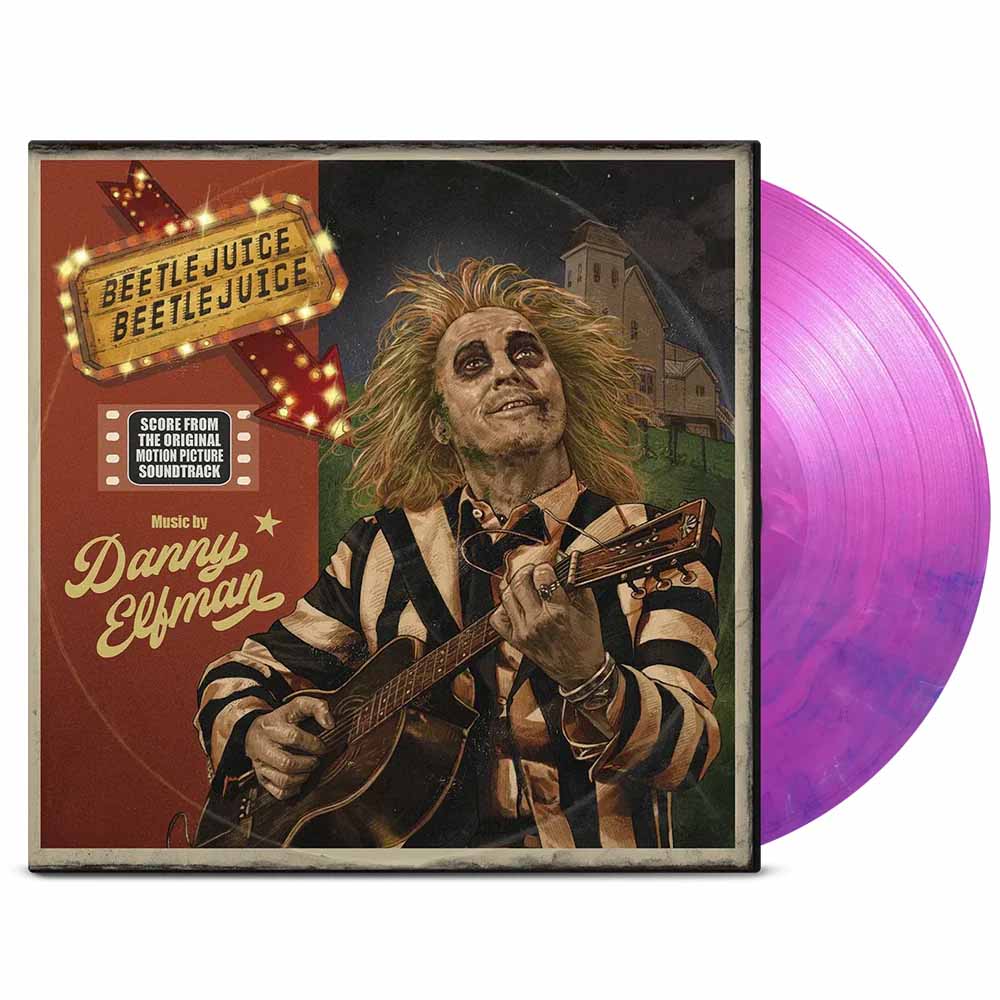 Beetlejuice Beetlejuice - Original Score - LP Vinyl (Purple and Pink)