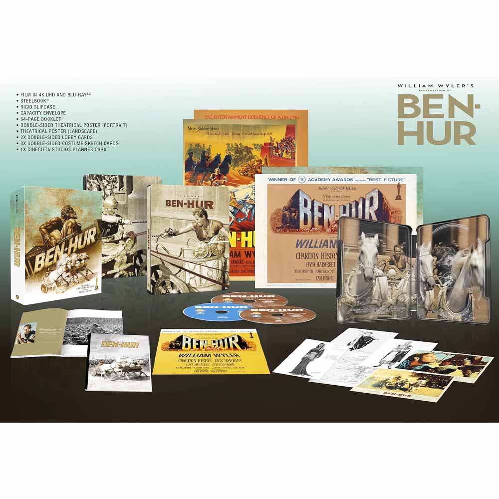 Ben-Hur (Limited Collector's Edition + Steelbook) 4K UHD (UK Import)