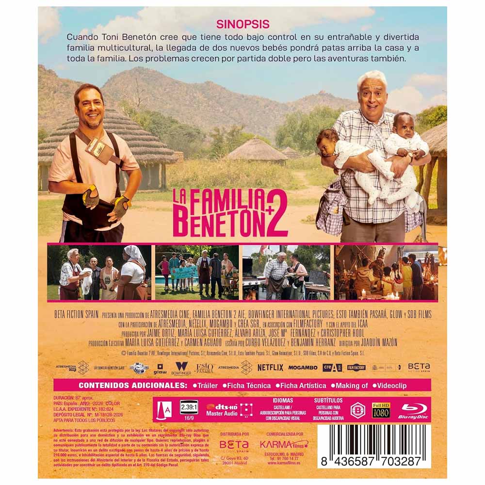 La Familia Benetón +2 Blu-Ray
