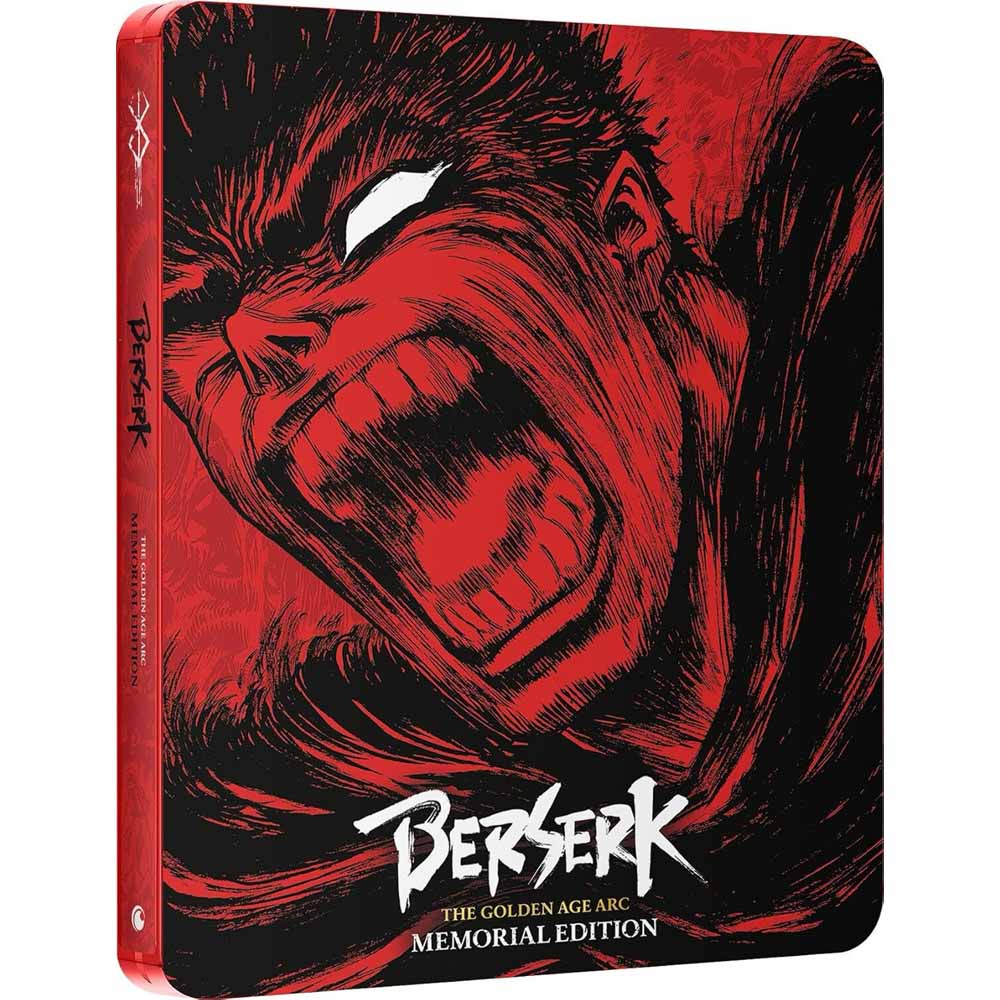 
  
  Berserk: The Golden Age Arc - Memorial Edition (Limited Edition Steelbook) Blu-Ray (UK Import)
  
