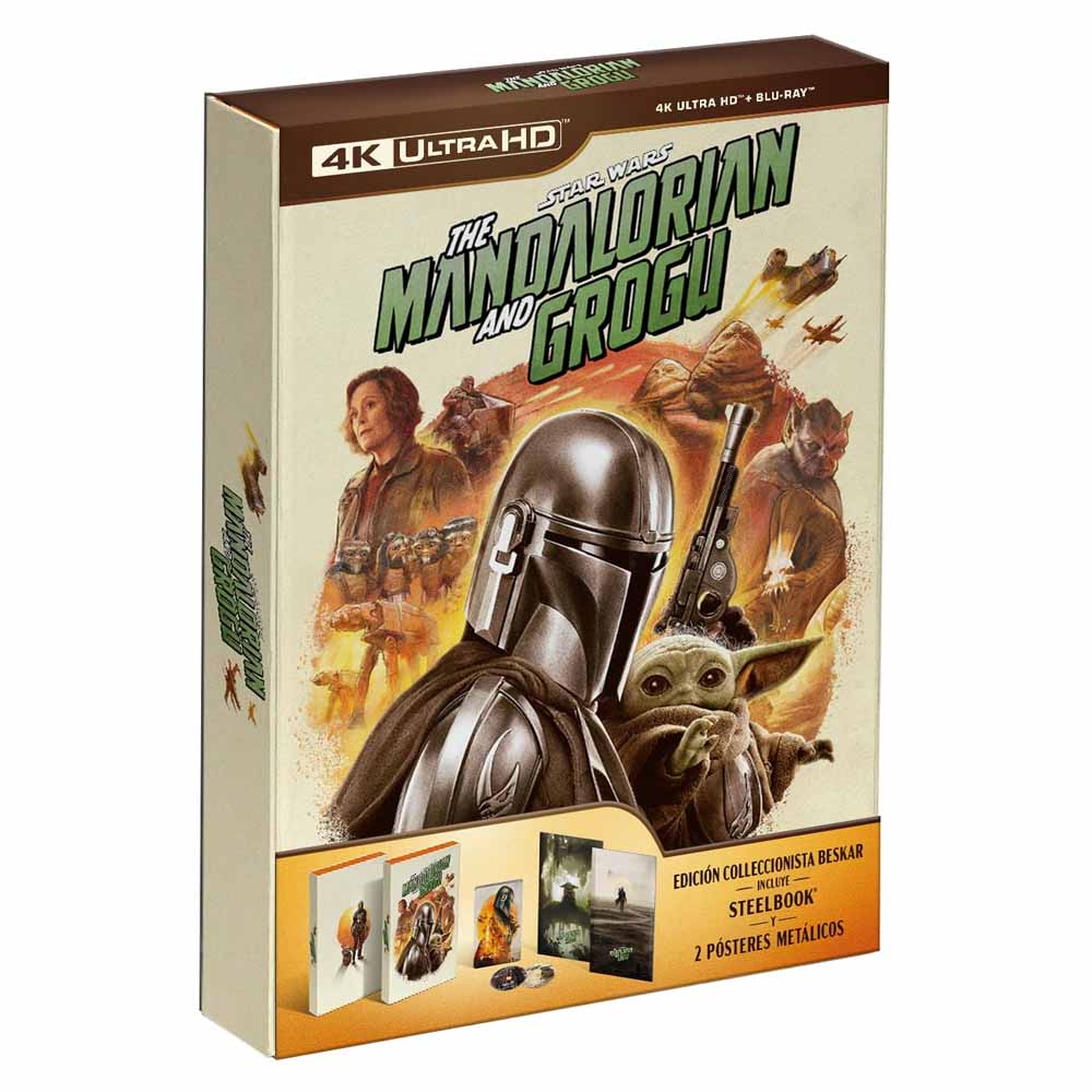 
  
  Star Wars: The Mandalorian and Grogu Edición Beskar 4K UHD + Blu-Ray
  
