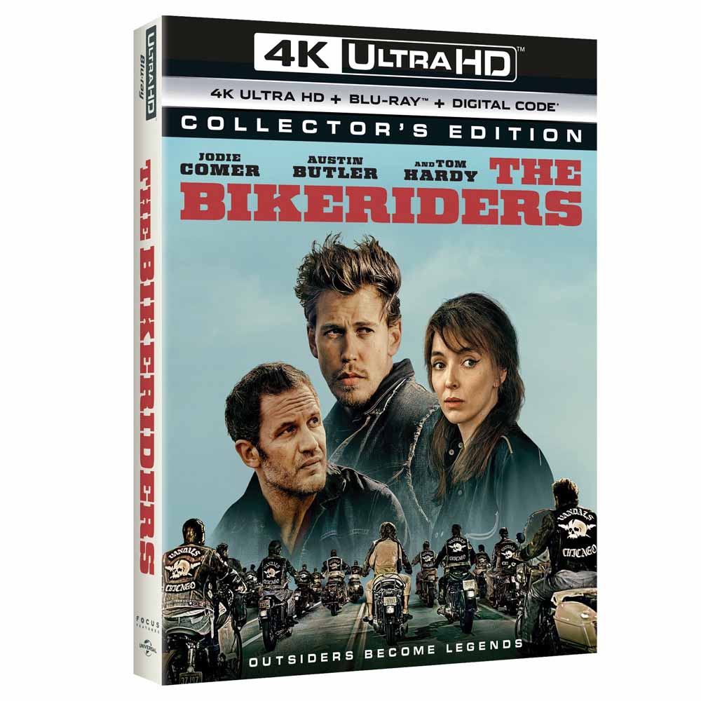 
  
  The Bikeriders 4K UHD + Blu-Ray + Slipcover (US Import)
  
