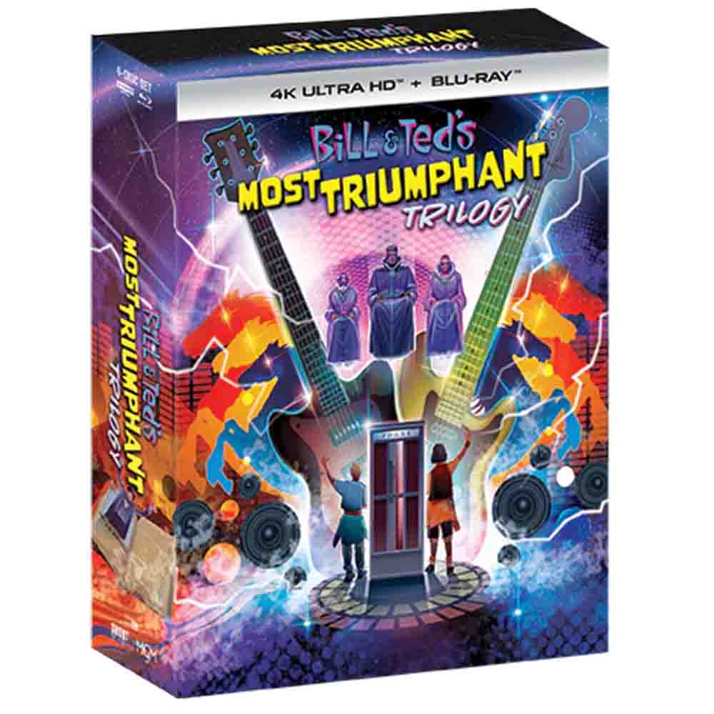 
  
  Bill &amp; Ted's Most Triumphant Trilogy 4K UHD + Blu-Ray Box Set (US Import)
  

