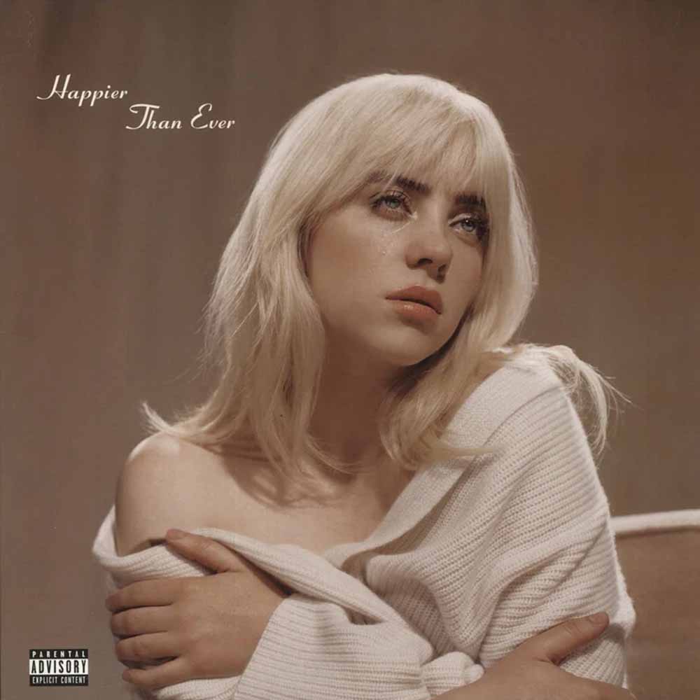 Billie Eilish - Happier than Ever 2 LP Vinyl (Pale Yellow)