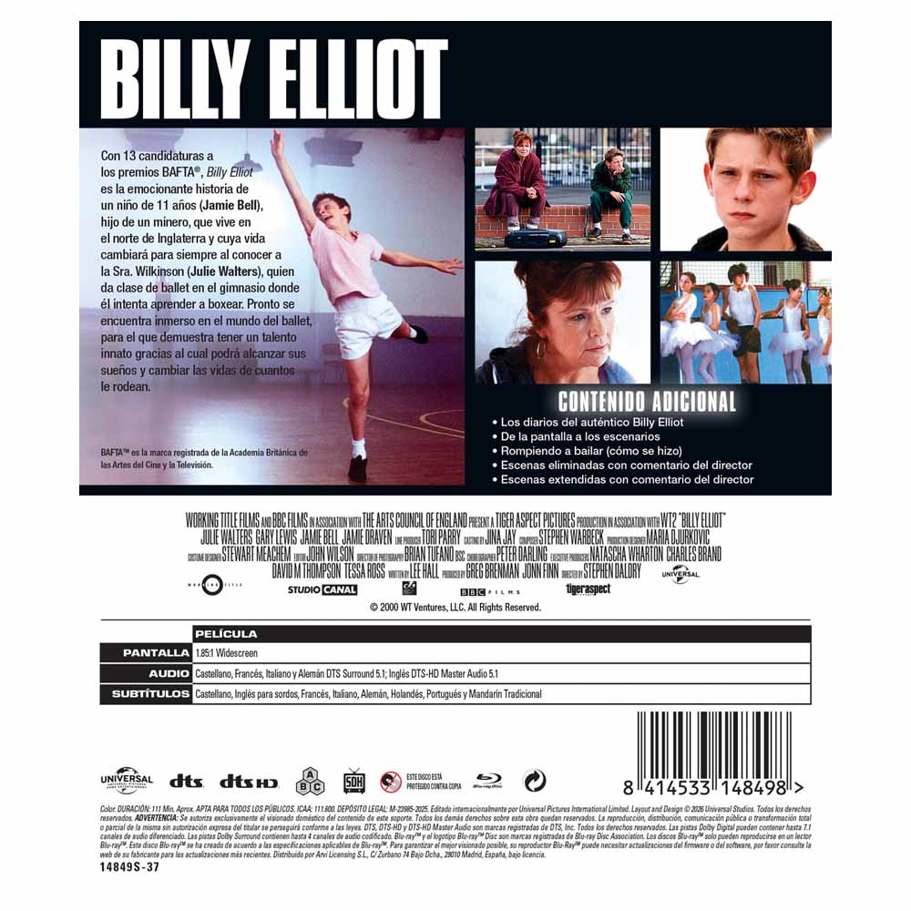 Billy Elliot Blu-Ray