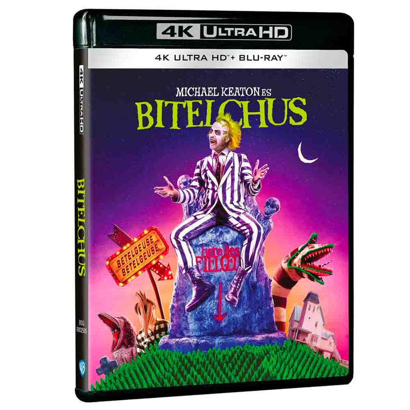 Bitelchus Ultra HD Blu-ray - EAN: 8717418575830 - En stock - Se envía en 24 horas - 19.99 EUR - Alec Baldwin - Geena Davis - Michael Keaton - Winona Ryder - Tim Burton - Blu-Ray and 4K UHD Barcelona, Spain